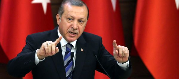 Turkish President Recep Tayyip Erdogan delivers a speech during a ceremony on the occasion of 171st anniversary of foundation of the Turkish National Police at the Presidential Complex in Ankara, on April 7, 2016. Turkish President Recep Tayyip Erdogan delivers a speech during a ceremony on the occasion of 171st anniversary of foundation of the Turkish National Police at the Presidential Complex in Ankara, on April 7, 2016. - Sputnik International