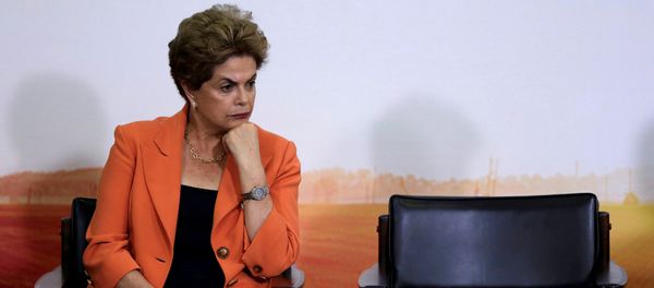 Brazil's President Dilma Rousseff reacts during a launch ceremony of Agricultural and Livestock Plan for 2016/2017, at the Planalto Palace in Brasilia, Brazil Brazil's President Dilma Rousseff reacts during a launch ceremony of Agricultural and Livestock Plan for 2016/2017, at the Planalto Palace in Brasilia, Brazil - Sputnik International