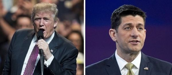 US Republican presidential candidate Donald Trump (left) and Speaker of the House Paul Ryan US Republican presidential candidate Donald Trump (left) and Speaker of the House Paul Ryan - Sputnik International
