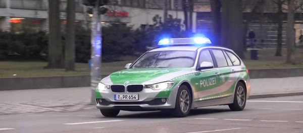 German BMW police car - Sputnik International