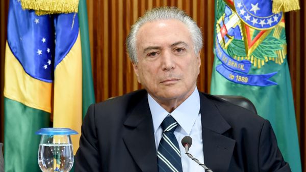 Brazilian acting President Michel Temer is seen during the first ministers meeting at the Planalto Palace in Brasilia - Sputnik International