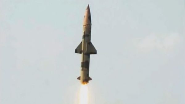 Prithvi-II Missile successfully Test Fired at Chandipur, Odisha. (File) Prithvi-II Missile successfully Test Fired at Chandipur, Odisha. (File) - Sputnik International