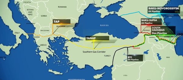 Trans-Anatolian Natural Gas Pipeline - Sputnik International