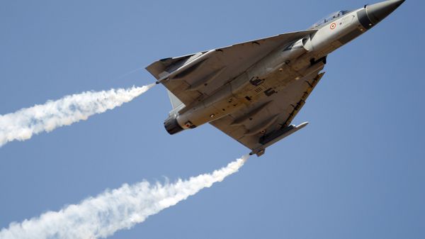 Tejas, an Indian Air Force light combat aircraft (File) - Sputnik International