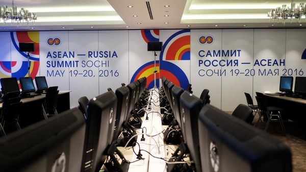 The International Press Center of the ASEAN-Russia summit The International Press Center of the ASEAN-Russia summit - Sputnik International