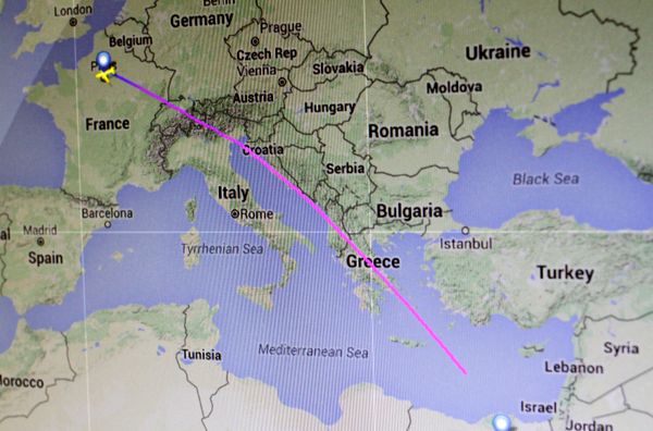 The flight path of EgyptAir flight MS804 from Paris to Cairo is seen on a flight tracking screen May 19, 2016 The flight path of EgyptAir flight MS804 from Paris to Cairo is seen on a flight tracking screen May 19, 2016 - Sputnik International