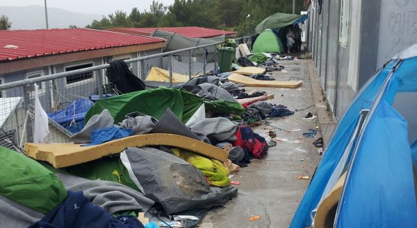 Refugee camp in Samos, Greece - Sputnik International