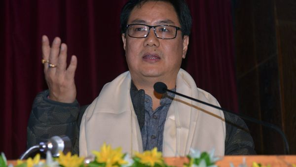 Indian Union Minister of State for Home Affairs Kiren Rijiju (File) - Sputnik International