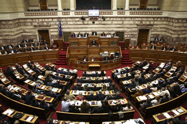 Greece's Prime Minister Alexis Tsipras addresses lawmakers during a parliamentary session in Athens. - Sputnik International