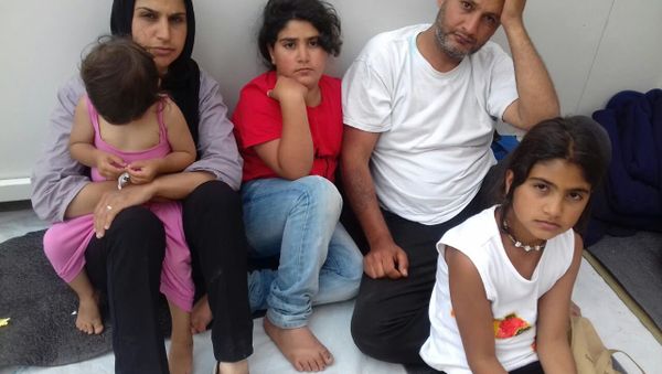 On 17th May, 28 Syrian & Palestinian refugees (adults) went on hunger strike in Chios, Greece. They demand asylum information and interviews for their applications. On 17th May, 28 Syrian & Palestinian refugees (adults) went on hunger strike in Chios, Greece. They demand asylum information and interviews for their applications. - Sputnik International