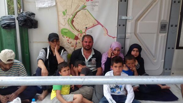 On 17th May, 28 Syrian & Palestinian refugees (adults) went on hunger strike in Chios, Greece. They demand asylum information and interviews for their applications. - Sputnik International