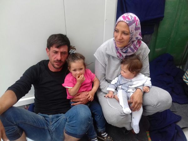 On 17th May, 28 Syrian & Palestinian refugees (adults) went on hunger strike in Chios, Greece. They demand asylum information and interviews for their applications. - Sputnik International
