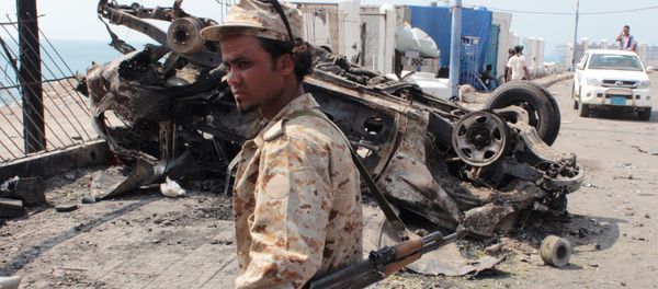 A member of the Yemeni security forces (file) A member of the Yemeni security forces (file) - Sputnik International