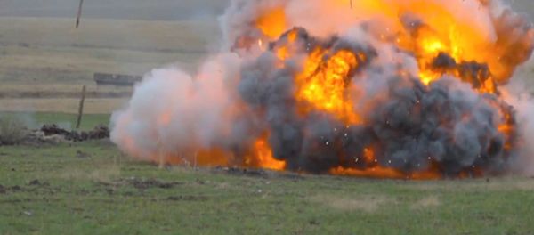 Portable flamethrower Shmel - Sputnik International