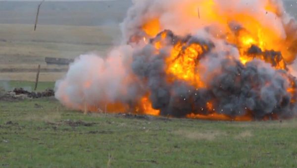Portable flamethrower Shmel - Sputnik International