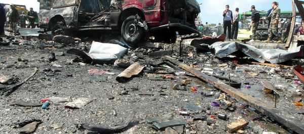 Syrians gather at the site of multiple bombings that left tens dead in the northern coastal city of Jableh, between Latakia and Tartus Syrians gather at the site of multiple bombings that left tens dead in the northern coastal city of Jableh, between Latakia and Tartus - Sputnik International