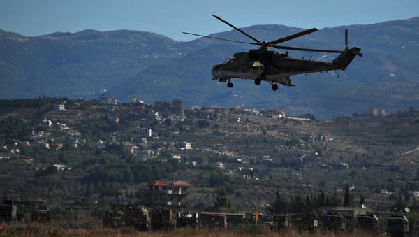 Russian warplanes at Hemeimeem air base in Syria - Sputnik International