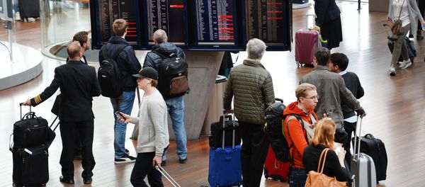No flights could take off from Arlanda airport due to a computer problem which led to the closure of Stockholm airspace (File) - Sputnik International