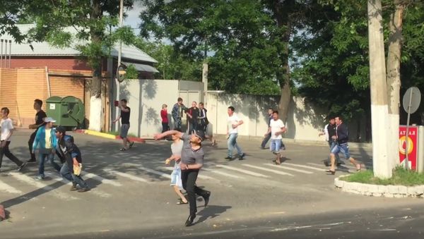 Raid on the Vietnamese quarter in Odessa 23.05.16 - Sputnik International