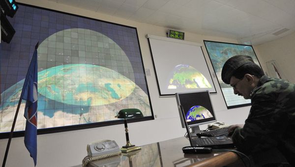 Servicemen at a radar of the missile defense system of Moscow. Servicemen at a radar of the missile defense system of Moscow. - Sputnik International