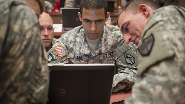 US Army National Guard Trains at Cyber City - Sputnik International
