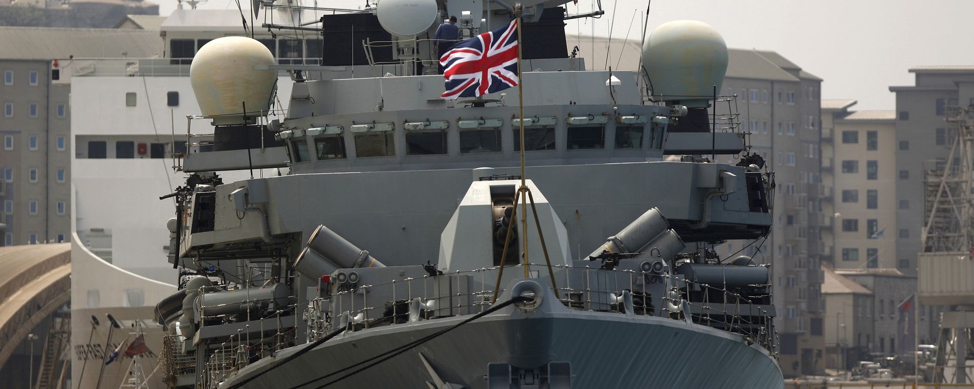 Britain's Royal Navy warship HMS Westminster sits docked in Gibraltar, Monday, Aug. 19, 2013 - Sputnik International, 1920, 14.05.2024