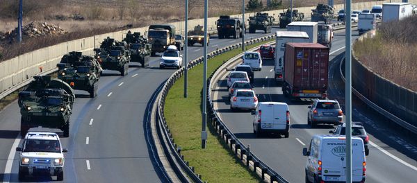 US military convoy arrives in Prague (File) - Sputnik International