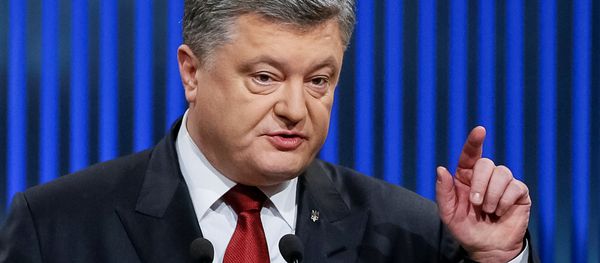 Ukrainian President Petro Poroshenko gestures during a news conference in Kiev, Ukraine, January 14, 2016 Ukrainian President Petro Poroshenko gestures during a news conference in Kiev, Ukraine, January 14, 2016 - Sputnik International