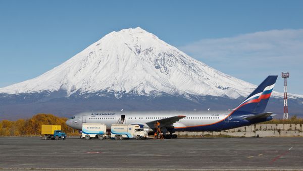 Yelizovo international airport in Petropavlovsk-Kamchatsky - Sputnik International