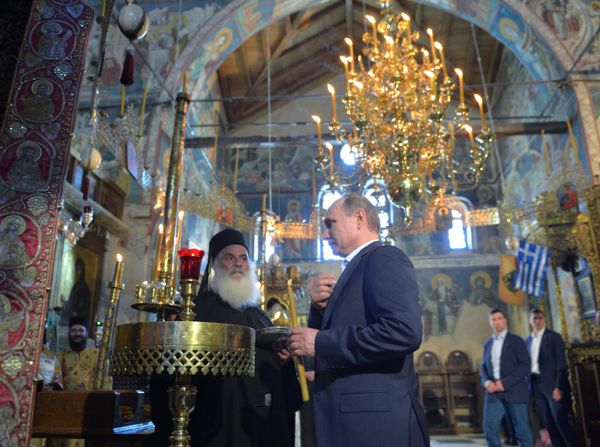 May 28, 2016. Russian President Vladimir Putin visits Mount Athos May 28, 2016. Russian President Vladimir Putin visits Mount Athos - Sputnik International