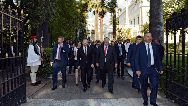 President Vladimir Putin visits Greece President Vladimir Putin visits Greece - Sputnik International