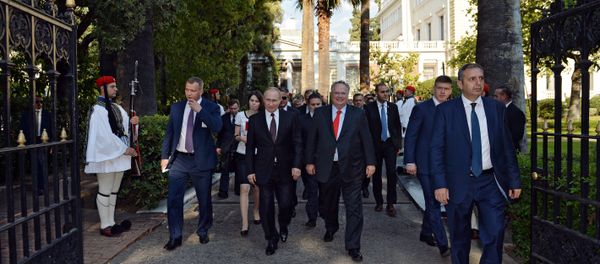 President Vladimir Putin visits Greece President Vladimir Putin visits Greece - Sputnik International