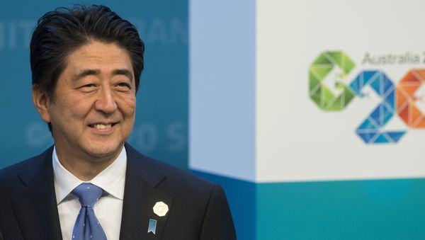Japanese Prime Minister Shinzo Abe Japanese Prime Minister Shinzo Abe - Sputnik International