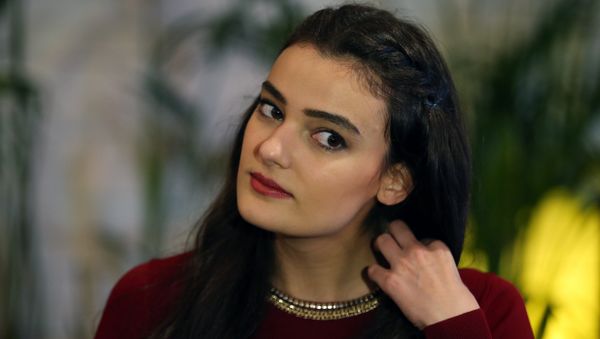 Former Miss Turkey Merve Buyuksarac speaks to The Associated Press in Istanbul, Turkey Former Miss Turkey Merve Buyuksarac speaks to The Associated Press in Istanbul, Turkey - Sputnik International