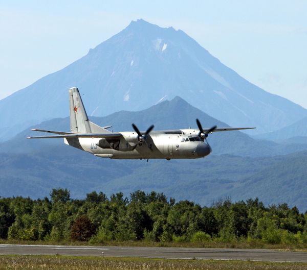 The Antonov An-26 twin-engined light turboprop transport aircraft The Antonov An-26 twin-engined light turboprop transport aircraft - Sputnik International