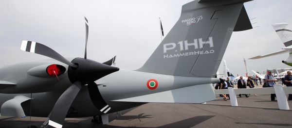 The unwheeled Piaggio Aero P.1HH HammerHead - Sputnik International
