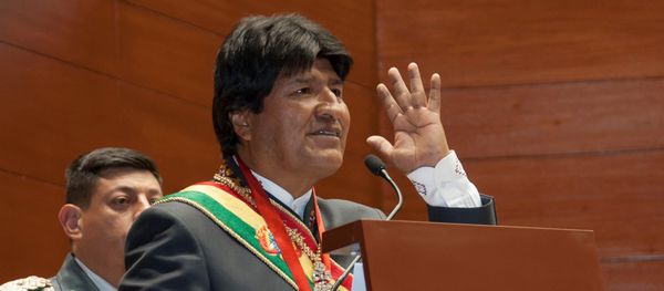 Bolivia's President Evo Morales speaks during a ceremony in Sucre, Bolivia, May 24, 2016 Bolivia's President Evo Morales speaks during a ceremony in Sucre, Bolivia, May 24, 2016 - Sputnik International