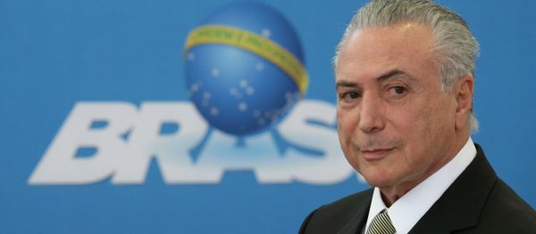 Michel Temer at a summit with state industry leaders - Sputnik International