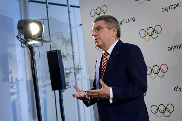 International Olympic Committee president Thomas Bach gestures during a press conference following an IOC executive meeting. File photo  - Sputnik International