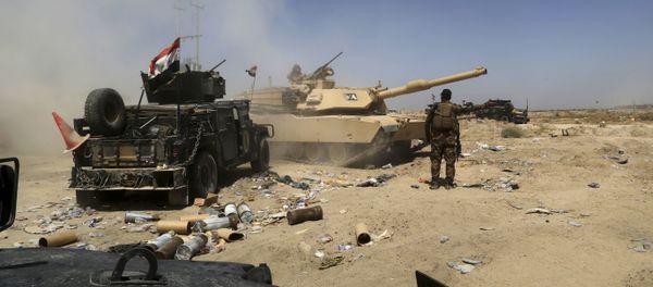Iraqi military forces prepare for an offensive into Fallujah to retake the city from Islamic State militants in Iraq, Friday, June 3, 2016 Iraqi military forces prepare for an offensive into Fallujah to retake the city from Islamic State militants in Iraq, Friday, June 3, 2016 - Sputnik International