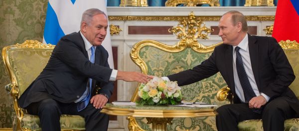 Russian President Vladimir Putin during talks with Israeli Prime Miniter Benjamin Netanyahu in Kremlin. Russian President Vladimir Putin during talks with Israeli Prime Miniter Benjamin Netanyahu in Kremlin. - Sputnik International