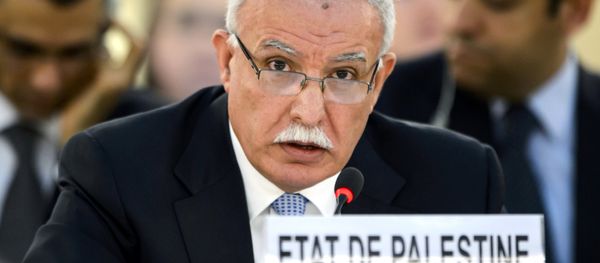 Palestinian Foreign Minister Riyad al-Maliki Palestinian Foreign Minister Riyad al-Maliki - Sputnik International