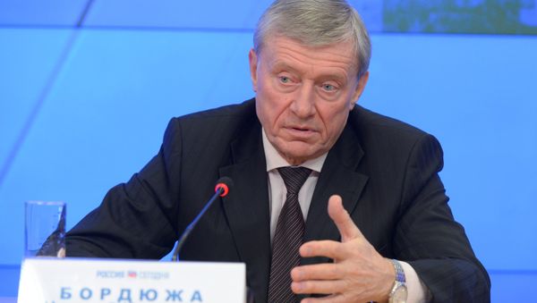 Press conference of CSTO Secretary General Nikolai Bordyuzha - Sputnik International