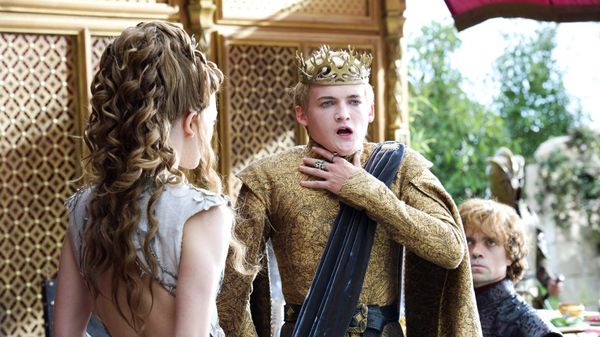This image released by HBO shows Natalie Dormer, left, Jack Gleeson, Peter Dinklage, right in a scene from Game of Thrones. - Sputnik International