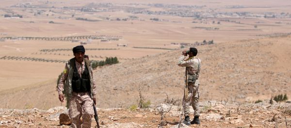 Fighters of Manbij military council take an overwatch position in the southern rural area of Manbij, in Aleppo Governorate, Syria (File) Fighters of Manbij military council take an overwatch position in the southern rural area of Manbij, in Aleppo Governorate, Syria (File) - Sputnik International