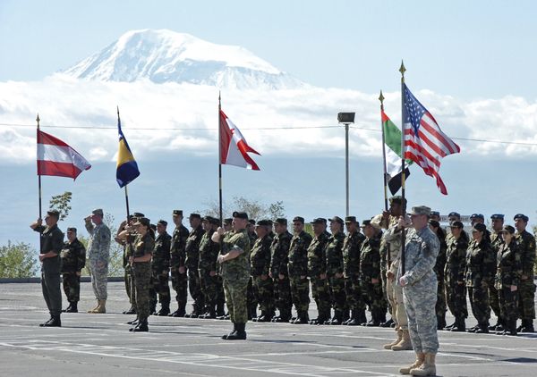 Opening ceremony of joint Armenia - NATO's Partnership for Peace manuevers in Yerevan, Armenia (File) - Sputnik International