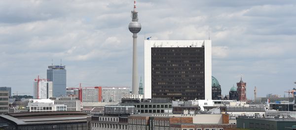 The Berlin Television tower and the hospital Charite are pictured in Berlin, Germany - Sputnik International