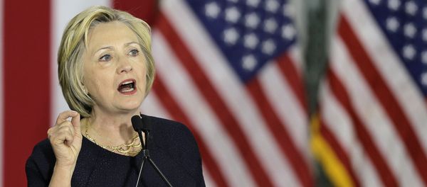 Democratic presidential candidate Hillary Clinton speaks at the Cleveland Industrial Innovation Center, Monday, June 13, 2016, in Cleveland. - Sputnik International