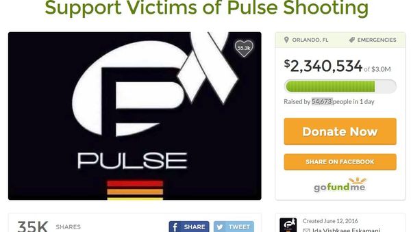 Fundraiser for Orlando Attack Families Pulls in More than $12 Million in 24 Hours - Sputnik International