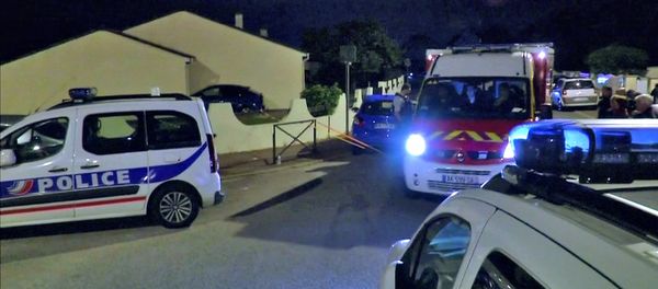 Still image taken from video shows Police vehicles at the scene near where a French police commander was stabbed to death in front of his home in the Paris suburb of Magnanville, France, June 14, 2016. Still image taken from video shows Police vehicles at the scene near where a French police commander was stabbed to death in front of his home in the Paris suburb of Magnanville, France, June 14, 2016. - Sputnik International